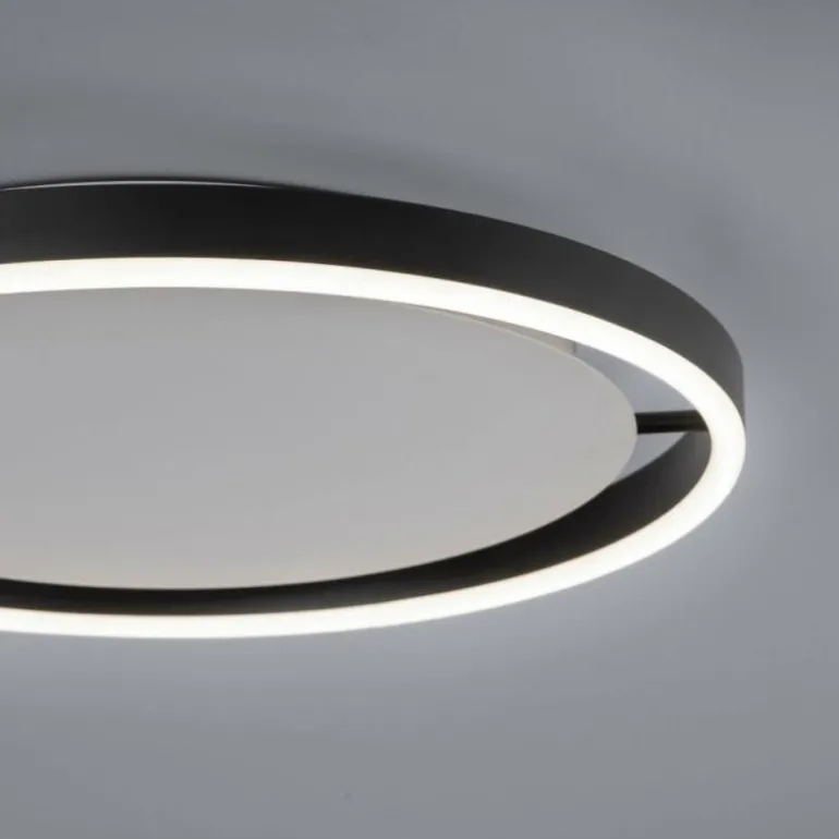 Plafonnier Leuchten-Direkt RITUS LED Anthracite, 1 lumière