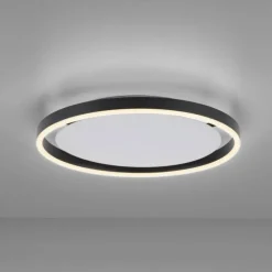Plafonnier Leuchten-Direkt RITUS LED Anthracite, 1 lumière