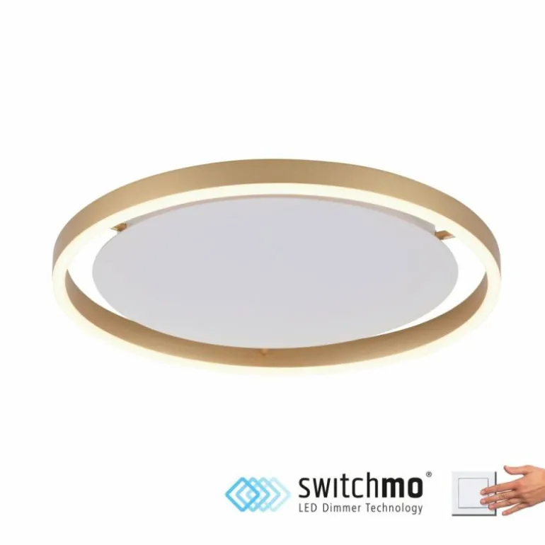 Plafonnier Leuchten-Direkt RITUS LED Laiton, 1 lumière