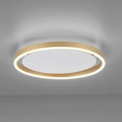 Plafonnier Leuchten-Direkt RITUS LED Laiton, 1 lumière