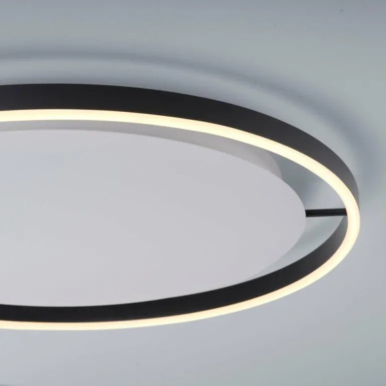 Plafonnier Leuchten-Direkt RITUS LED Anthracite, 1 lumière