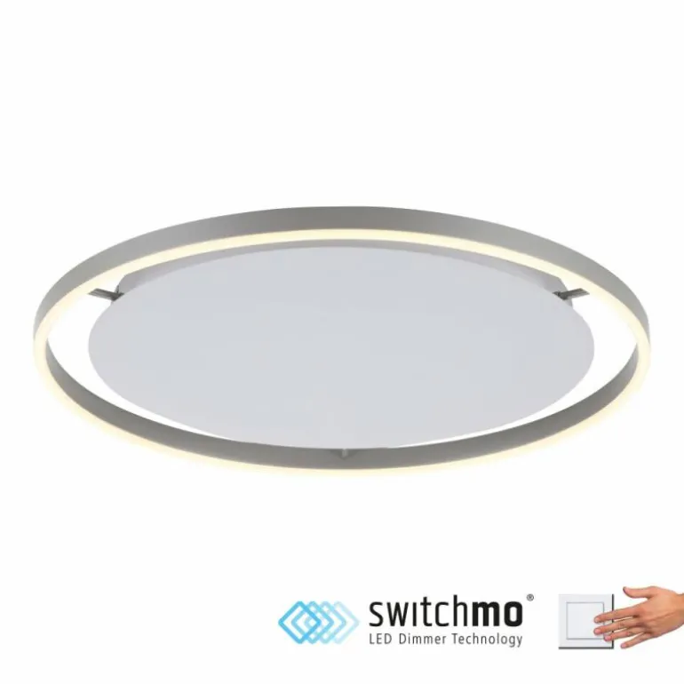 Plafonnier Leuchten-Direkt RITUS LED Aluminium, 1 lumière