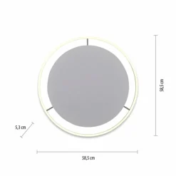 Plafonnier Leuchten-Direkt RITUS LED Aluminium, 1 lumière