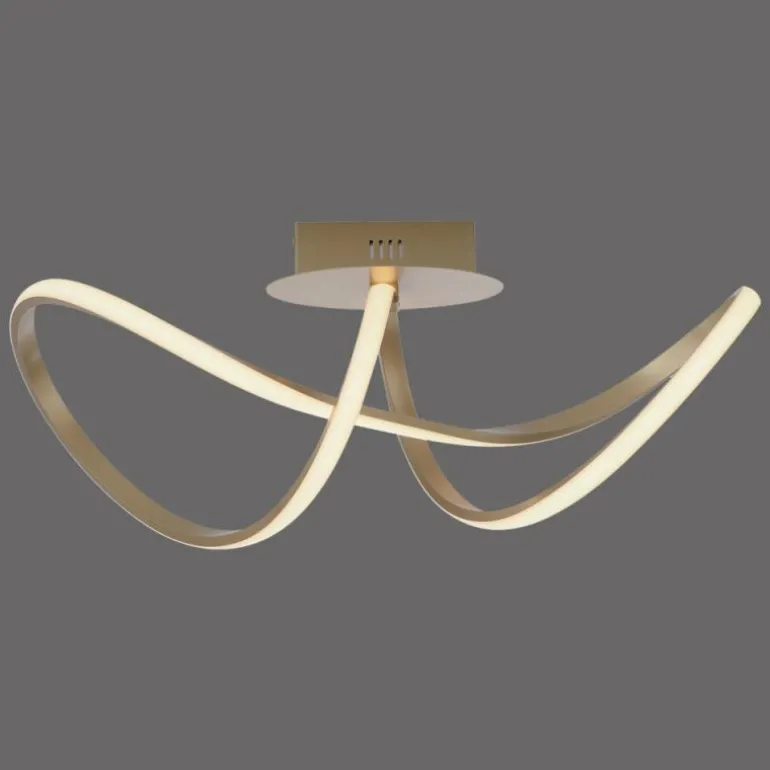 Plafonnier Leuchten-Direkt MARIA LED Laiton, 1 lumière