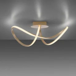 Plafonnier Leuchten-Direkt MARIA LED Laiton, 1 lumière