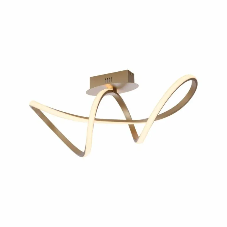 Plafonnier Leuchten-Direkt MARIA LED Laiton, 1 lumière