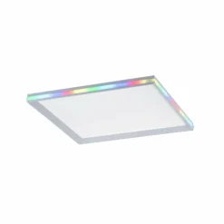 Plafonnier Leuchten-Direkt GALACTICA LED Blanc, 2 lumières, Télécommandes, Changeur de couleurs