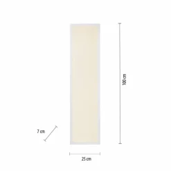 Plafonnier Leuchten-Direkt FLAT LED Blanc, 1 lumière, Télécommandes