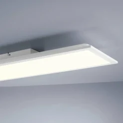 Plafonnier Leuchten-Direkt FLAT LED Blanc, 1 lumière, Télécommandes