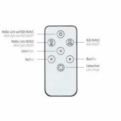 Plafonnier Leuchten-Direkt KEMAL2.0 LED Acier brossé, 68 lumières, Télécommandes, Changeur de couleurs