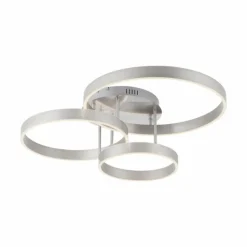 Plafonnier Leuchten-Direkt LILLUTI LED Argenté, 2 lumières, Télécommandes