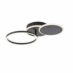 Plafonnier Leuchten-Direkt SEVENT LED Noir, 1 lumière