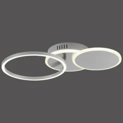 Plafonnier Leuchten-Direkt SEVENT LED Argenté, 1 lumière