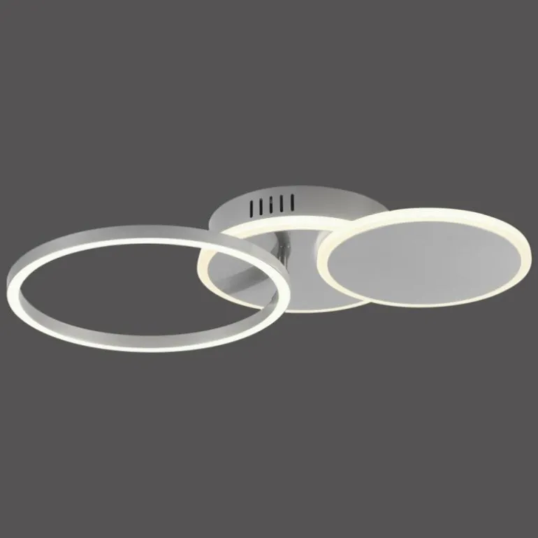 Plafonnier Leuchten-Direkt SEVENT LED Argenté, 1 lumière