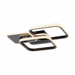 Plafonnier Leuchten-Direkt SEVENT LED Noir, 1 lumière