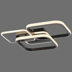 Plafonnier Leuchten-Direkt SEVENT LED Noir, 1 lumière