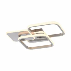 Plafonnier Leuchten-Direkt SEVENT LED Argenté, 1 lumière