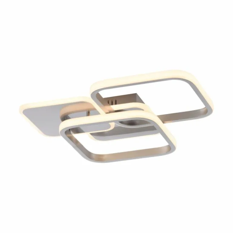 Plafonnier Leuchten-Direkt SEVENT LED Argenté, 1 lumière