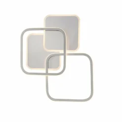 Plafonnier Leuchten-Direkt SEVENT LED Argenté, 1 lumière