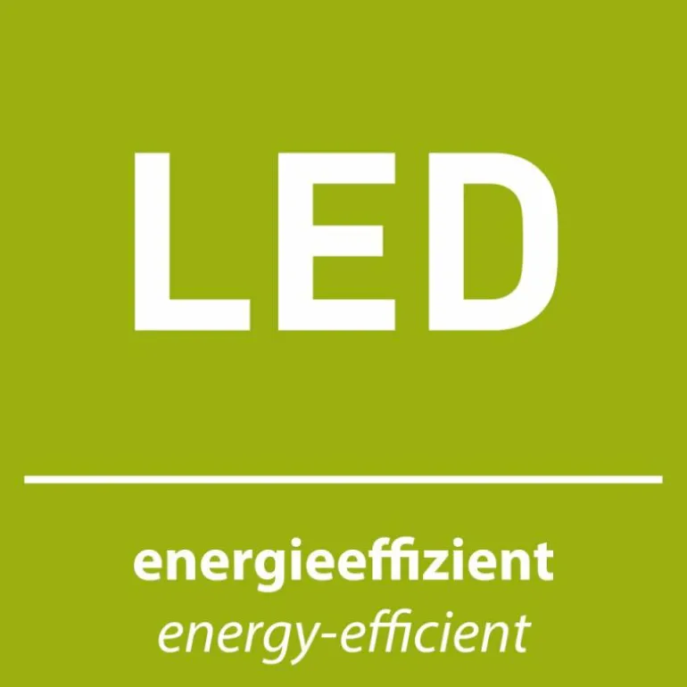 Plafonnier Leuchten-Direkt SEVENT LED Argenté, 1 lumière