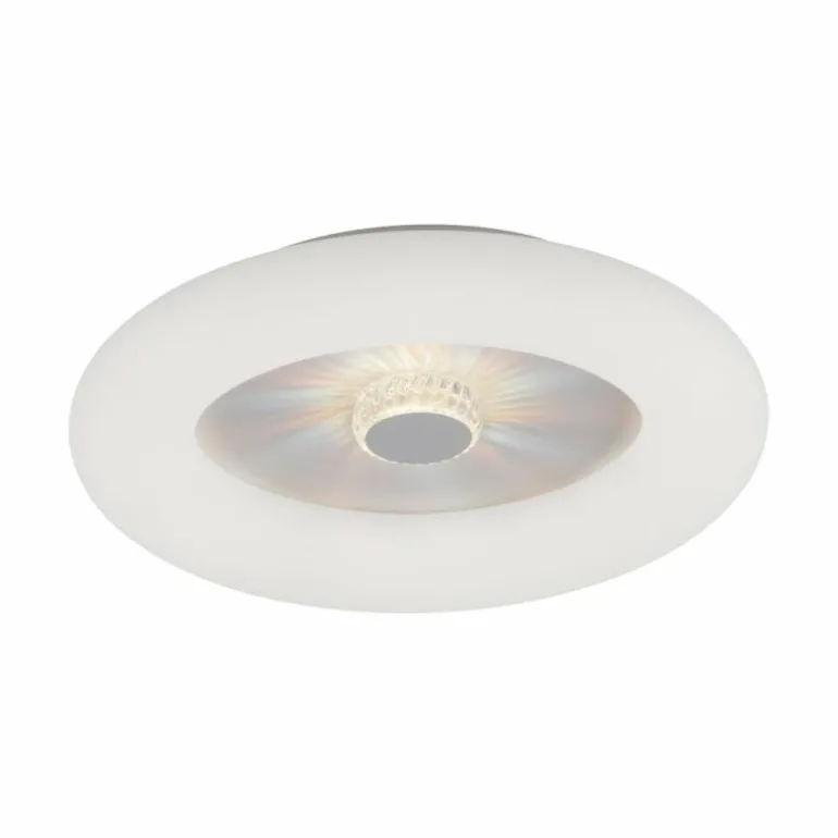 Plafonnier Leuchten-Direkt VERTIGO LED Blanc, 1 lumière, Télécommandes