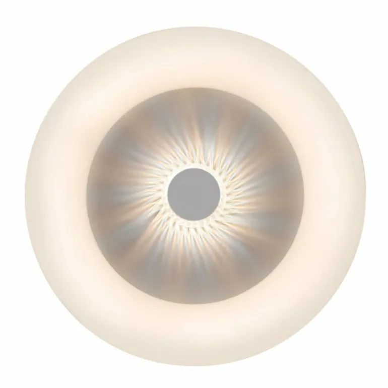 Plafonnier Leuchten-Direkt VERTIGO LED Blanc, 1 lumière, Télécommandes