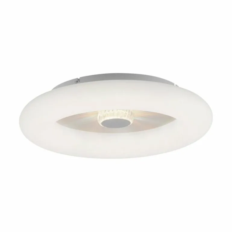 Plafonnier Leuchten-Direkt VERTIGO LED Blanc, 1 lumière, Télécommandes