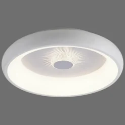 Plafonnier Leuchten-Direkt VERTIGO LED Blanc, 1 lumière, Télécommandes