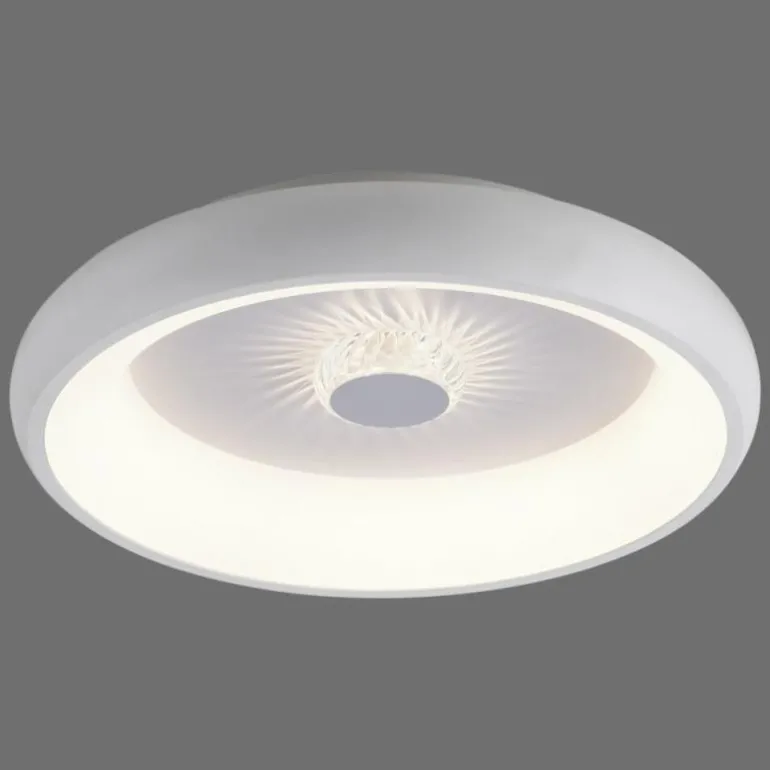 Plafonnier Leuchten-Direkt VERTIGO LED Blanc, 1 lumière, Télécommandes