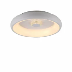 Plafonnier Leuchten-Direkt VERTIGO LED Blanc, 1 lumière, Télécommandes