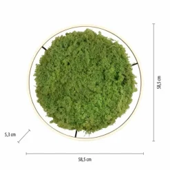 Plafonnier Leuchten-Direkt GREEN RITUS LED Noir, 1 lumière