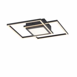 Plafonnier Leuchten-Direkt ASMIN LED Noir, 1 lumière