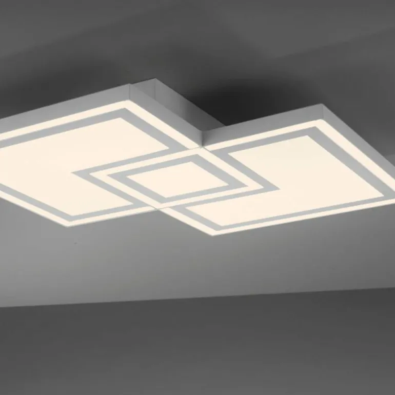 Plafonnier Leuchten-Direkt BEDGING LED Blanc, 1 lumière