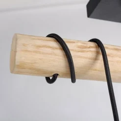 Plafonnier Leuchten-Direkt GREEN TRIBU Écru, Noir, 2 lumières