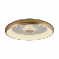 Plafonnier Leuchten-Direkt VERTIGO LED Or, 1 lumière, Télécommandes