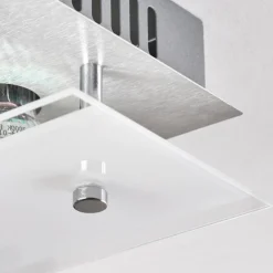 Plafonnier Liestal LED Nickel mat, 1 lumière