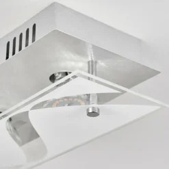 Plafonnier Liestal LED Nickel mat, 2 lumières