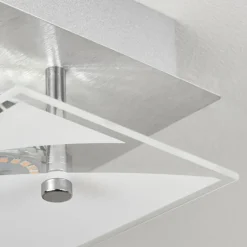 Plafonnier Liestal LED Nickel mat, 2 lumières