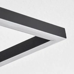 Plafonnier Lillavois LED Noir, 1 lumière, Télécommandes