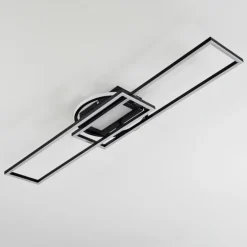 Plafonnier Lillavois LED Noir, 1 lumière, Télécommandes