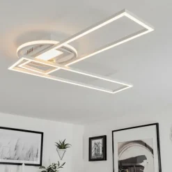 Plafonnier Lillavois LED Blanc, 1 lumière, Télécommandes