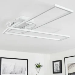 Plafonnier Lillavois LED Blanc, 1 lumière, Télécommandes