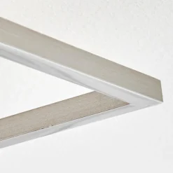 Plafonnier Lillavois LED Nickel mat, 1 lumière, Télécommandes