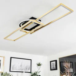 Plafonnier Lillavois LED Noir, 1 lumière, Télécommandes