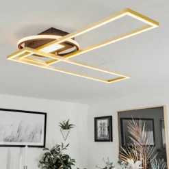 Plafonnier Lillavois LED Noir, 1 lumière, Télécommandes