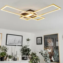 Plafonnier Lillavois LED Noir, 1 lumière, Télécommandes