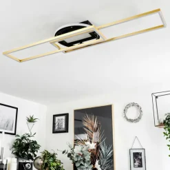 Plafonnier Lillavois LED Noir, 1 lumière, Télécommandes