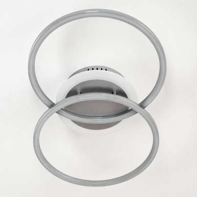 Plafonnier Lithgow LED Argenté, 1 lumière