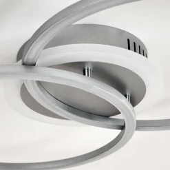 Plafonnier Lithgow LED Argenté, 1 lumière