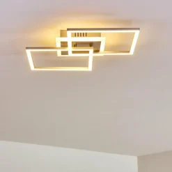 Plafonnier Lithgow LED Argenté, 1 lumière